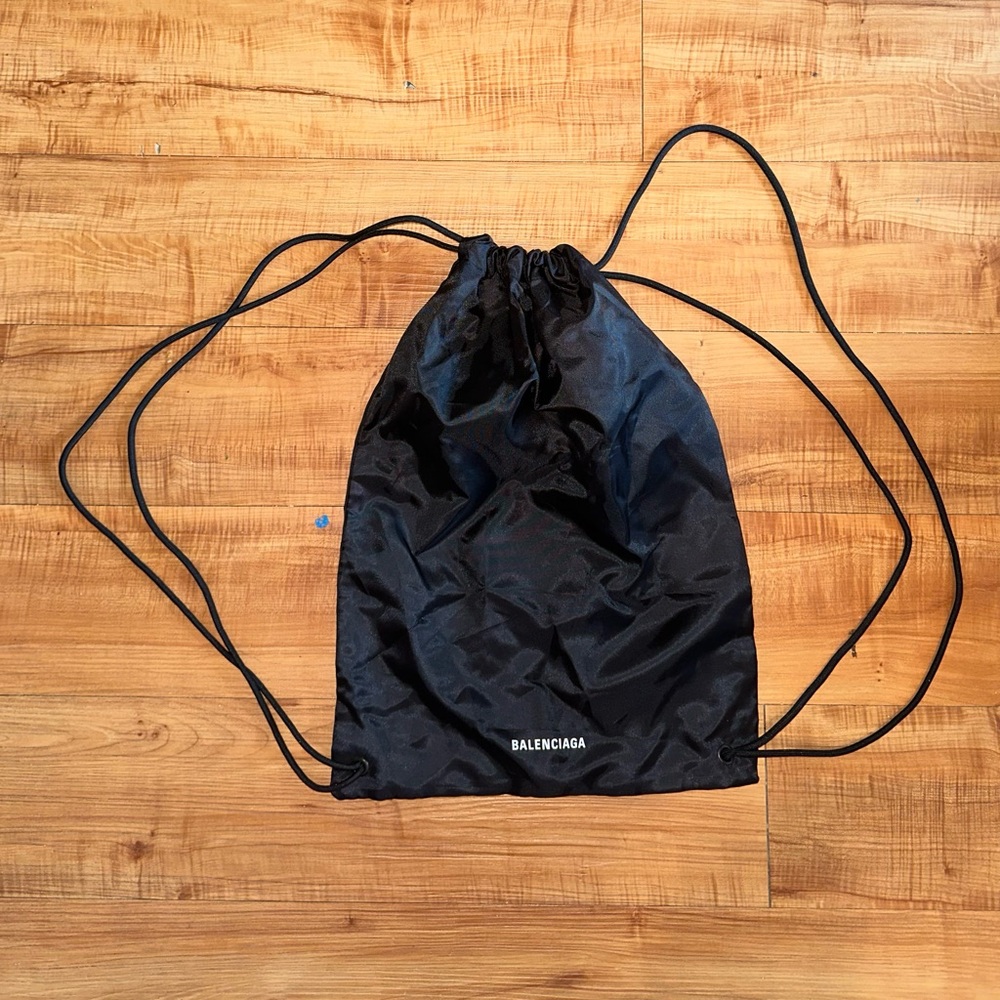 Balenciaga draw string bag